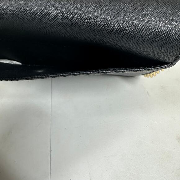 Michael Kors Coated Canvas Crossbody Phone Bag Black - Picture 5 of 7